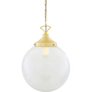 Mullan Lighting Riad 35cm Globe Pendant, Satin Brass Mullan Lighting Riad 35cm Globe Pendant, Satin Brass