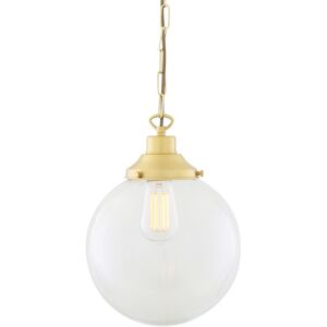 Mullan Lighting Riad 25cm Globe Pendant, Satin Brass Mullan Lighting Riad 25cm Globe Pendant, Satin Brass
