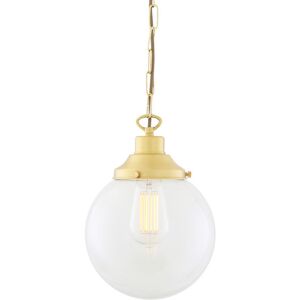 Mullan Lighting Riad 20cm Globe Pendant, Satin Brass Mullan Lighting Riad 20cm Globe Pendant, Satin Brass