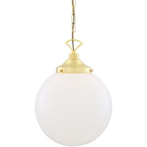 Mullan Lighting Yerevan 35cm Globe Pendant, Polished Brass Mullan Lighting Yerevan 35cm Globe Pendant, Polished Brass