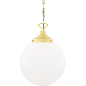 Mullan Lighting Yerevan 35cm Globe Pendant, Satin Brass Mullan Lighting Yerevan 35cm Globe Pendant, Satin Brass