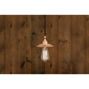 Mullan Lighting Suva Industrial Dome Pendant, Polished Copper Mullan Lighting Suva Industrial Dome Pendant, Polished Copper