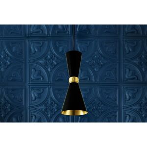 Mullan Lighting Cairo Pendant Light, Polished Brass, Matt Black Mullan Lighting Cairo Pendant Light, Polished Brass, Matt Black