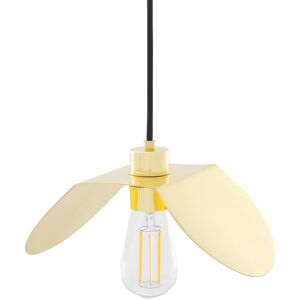 Mullan Lighting Dodoma Pendant Light, Polished Brass, Black Cable Mullan Lighting Dodoma Pendant Light, Polished Brass, Black Cable