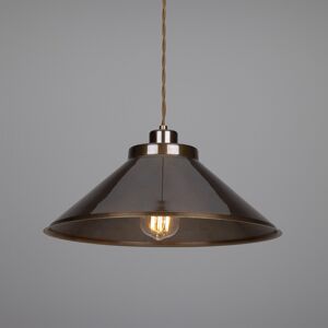 Mullan Lighting Rio Dome Pendant Light, Antique Brass Mullan Lighting Rio Dome Pendant Light, Antique Brass
