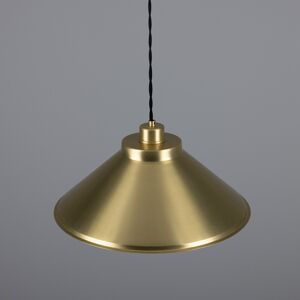 Mullan Lighting Rio Dome Pendant Light, Satin Brass Mullan Lighting Rio Dome Pendant Light, Satin Brass