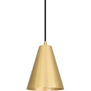 Mullan Lighting Moya Dome Pendant Light, Satin Brass Mullan Lighting Moya Dome Pendant Light, Satin Brass