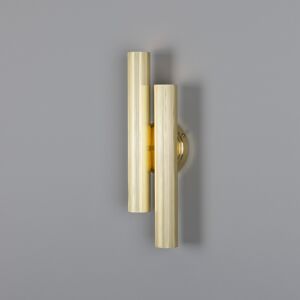 Mullan Lighting Double Royce Wall Light, Polished Brass Mullan Lighting Double Royce Wall Light, Polished Brass