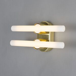 Mullan Lighting Valencia Double Wall Light, Polished Brass Mullan Lighting Valencia Double Wall Light, Polished Brass