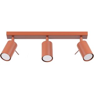 Sollux Lighting Ring Modern Spotlight Bar 3 Light Red Ochre - Lighting Bar Sollux Lighting Ring Modern Spotlight Bar 3 Light Red Ochre - Lighting Bar