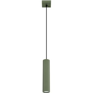 Sollux Lighting Karbon Minimalist Pendant Lamp Olive Green Sollux Lighting Karbon Minimalist Pendant Lamp Olive Green