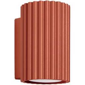 Sollux Lighting Karbon Wall Down Lamp - 10cm Red Ochre - Wall Down Lamp Sollux Lighting Karbon Wall Down Lamp - 10cm Red Ochre - Wall Down Lamp