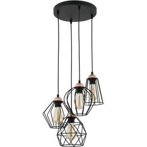 TK Lighting Galaxy Wire Frame Cluster Pendant Ceiling Light Black 4xE27 TK Lighting Galaxy Wire Frame Cluster Pendant Ceiling Light Black 4xE27