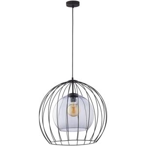 TK Lighting Universo 50cm Wire Frame Pendant Ceiling Light Black 1xE27 TK Lighting Universo 50cm Wire Frame Pendant Ceiling Light Black 1xE27