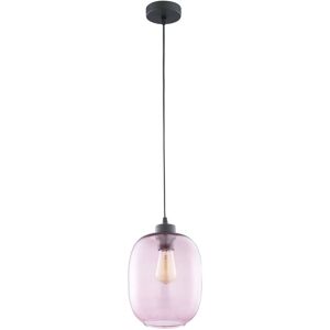 TK Lighting Elio Dome Pendant Ceiling Light Pink 1xE27 TK Lighting Elio Dome Pendant Ceiling Light Pink 1xE27