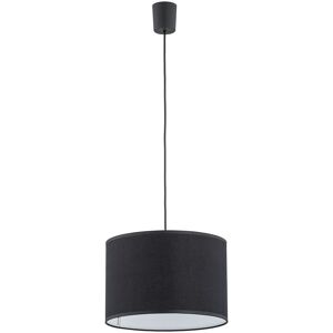 TK Lighting Rondo 30cm Cylindrical Pendant Ceiling Light Black 1xE27 TK Lighting Rondo 30cm Cylindrical Pendant Ceiling Light Black 1xE27
