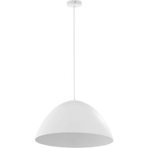 TK Lighting Faro 50cm Dome Pendant Ceiling Light White 1xE27 TK Lighting Faro 50cm Dome Pendant Ceiling Light White 1xE27