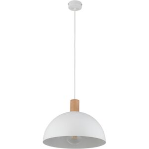 TK Lighting Oslo Dome Pendant Ceiling Light White 1xE27 TK Lighting Oslo Dome Pendant Ceiling Light White 1xE27