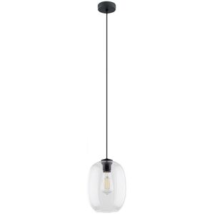 TK Lighting Elio Dome Pendant Ceiling Light Black 1xE27 TK Lighting Elio Dome Pendant Ceiling Light Black 1xE27