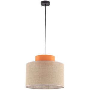 TK Lighting Duo Dome Pendant Ceiling Light Brown, Orange 1xE27 TK Lighting Duo Dome Pendant Ceiling Light Brown, Orange 1xE27