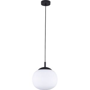 TK Lighting Vibe Globe Pendant Light - Black Opal Glass 25cm TK Lighting Vibe Globe Pendant Light - Black Opal Glass 25cm