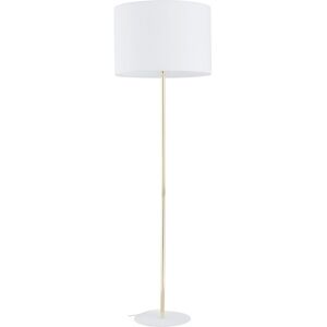TK Lighting Umberto Floor Lamp With Shade Gold, White 1xE27 TK Lighting Umberto Floor Lamp With Shade Gold, White 1xE27