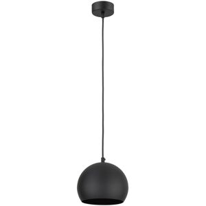 TK Lighting Zoe 17cm Dome Pendant Ceiling Light Black 1xE27 TK Lighting Zoe 17cm Dome Pendant Ceiling Light Black 1xE27