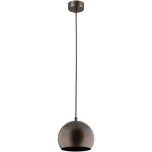 TK Lighting Zoe 17cm Dome Pendant Ceiling Light Brown 1xE27 TK Lighting Zoe 17cm Dome Pendant Ceiling Light Brown 1xE27