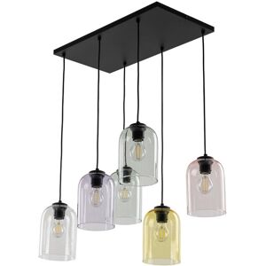 TK Lighting Molly Cluster Pendant Ceiling Light Black, Purple, Pink, Clear, Green, Yellow 6xE27 TK Lighting Molly Cluster Pendant Ceiling Light Black, Purple, Pink, Clear, Green, Yellow 6xE27