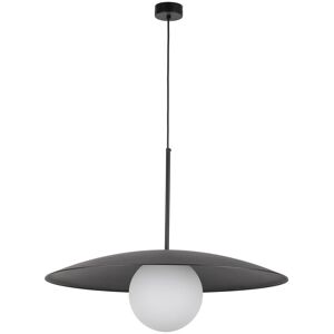 TK Lighting Slate Dome Pendant Ceiling Light Black 1xE27 TK Lighting Slate Dome Pendant Ceiling Light Black 1xE27