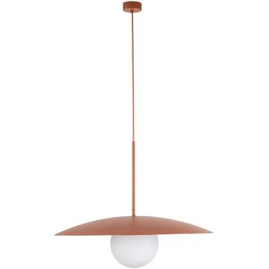 TK Lighting Slate Dome Pendant Ceiling Light Red 1xE27 TK Lighting Slate Dome Pendant Ceiling Light Red 1xE27