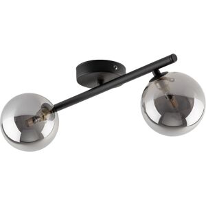 TK Lighting Estera Globe Ceiling Light Black, Graphite Glass 2xG9 TK Lighting Estera Globe Ceiling Light Black, Graphite Glass 2xG9