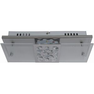 Näve Lighting Chur 30x12cm Integrated LED Semi Flush Ceiling Light Chrome 3000K Näve Lighting Chur 30x12cm Integrated LED Semi Flush Ceiling Light Chrome 3000K