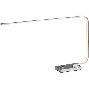 Näve Lighting Faucium Dimmable Integrated LED Table Lamp Chrome 3000K Touch sensor Näve Lighting Faucium Dimmable Integrated LED Table Lamp Chrome 3000K Touch sensor