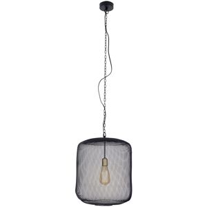 Näve Lighting Jodhpur 39cm Wire Frame Pendant Ceiling Light Black 1xE27 Näve Lighting Jodhpur 39cm Wire Frame Pendant Ceiling Light Black 1xE27
