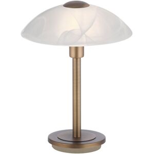 Paul Neuhaus Enova Antique Brass Table Lamp with Touch Dimmer Paul Neuhaus Enova Antique Brass Table Lamp with Touch Dimmer