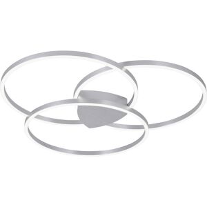 Paul Neuhaus Lighting Q-Kate Integrated Led Semi Flush Ceiling Light Aluminium 3x 18W LED 2700-5000K Dimmable Paul Neuhaus Lighting Q-Kate Integrated Led Semi Flush Ceiling Light Aluminium 3x 18W LED 2700-5000K Dimmable