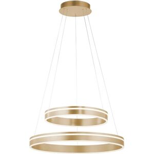 Paul Neuhaus Brass Hanging Lamp - 2 Lights, Remote Control - Smart Paul Neuhaus Brass Hanging Lamp - 2 Lights, Remote Control - Smart