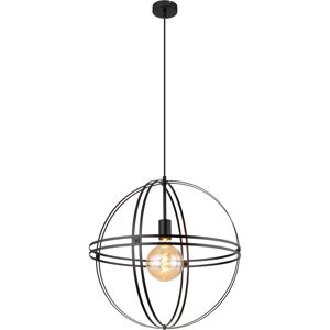 Globo Lighting Tamara 50cm Spherical Pendant Ceiling Light Matt Black 1x E27 Globo Lighting Tamara 50cm Spherical Pendant Ceiling Light Matt Black 1x E27