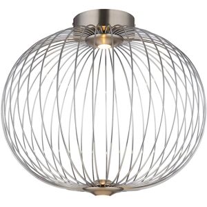 Globo Lighting Galway 50cm Globe Ceiling Light Nickel Matt LED 3000K Globo Lighting Galway 50cm Globe Ceiling Light Nickel Matt LED 3000K