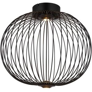 Globo Lighting Galway 50cm Globe Ceiling Light Matt Black LED 3000K Globo Lighting Galway 50cm Globe Ceiling Light Matt Black LED 3000K