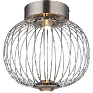 Globo Lighting Galway 30cm Globe Ceiling Light Nickel Matt LED 3000K Globo Lighting Galway 30cm Globe Ceiling Light Nickel Matt LED 3000K