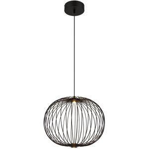Globo Lighting Galway 50cm Wire Frame Pendant Ceiling Light Matt Black LED 3000K Globo Lighting Galway 50cm Wire Frame Pendant Ceiling Light Matt Black LED 3000K