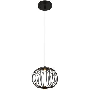Globo Lighting Galway 30cm Wire Frame Pendant Ceiling Light Matt Black LED 3000K Globo Lighting Galway 30cm Wire Frame Pendant Ceiling Light Matt Black LED 3000K
