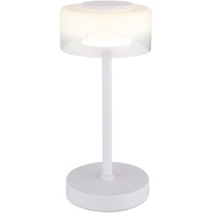 Globo Lighting Belinda Integrated LED Table Lamp White Matt Opal Glass Shade LED 4000K Globo Lighting Belinda Integrated LED Table Lamp White Matt Opal Glass Shade LED 4000K