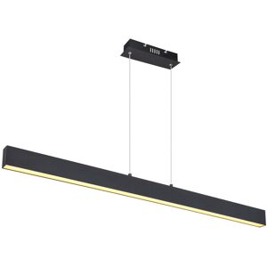 Globo Lighting Verena Black Pendant Light - 120cm, 121cm, LED Globo Lighting Verena Black Pendant Light - 120cm, 121cm, LED