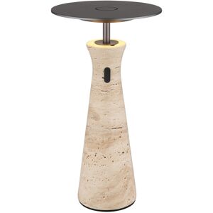 Globo Lighting Travertin 20cm Integrated LED Table Lamp Grey LED 3000K Touch Dimmer Globo Lighting Travertin 20cm Integrated LED Table Lamp Grey LED 3000K Touch Dimmer