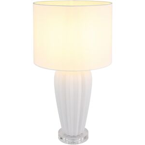 Globo Lighting Irina Table Lamp with Round Shade White 1x E27 Globo Lighting Irina Table Lamp with Round Shade White 1x E27