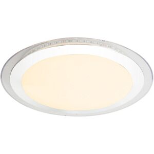 Globo Lighting Nicole II Chrome LED Ceiling Light - Star Effect Globo Lighting Nicole II Chrome LED Ceiling Light - Star Effect