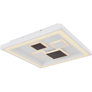 Globo Lighting Nolo Integrated LED Semi Flush Ceiling Light White LED Dimmable 3000-6000K Remote Control Timer Tuya Smart Globo Lighting Nolo Integrated LED Semi Flush Ceiling Light White LED Dimmable 3000-6000K Remote Control Timer Tuya Smart